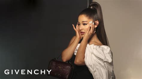 ariana grande givenchy behind the scenes|arivenchy ariana grande.